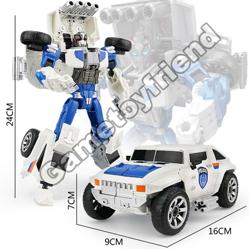 Transformation alloy deformation robot 2 in 1 car model-81017