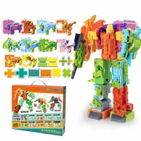 Transformer Dinosaurs Combiners Toys Math Number 0123456789