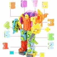 Transformer Dinosaurs Combiners Toys Math Numbers 0123456789 - 7