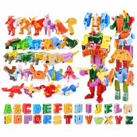 Transformer Combiners​ Toys Alphabet A to Z, Letters​, Animal, Dinosaur