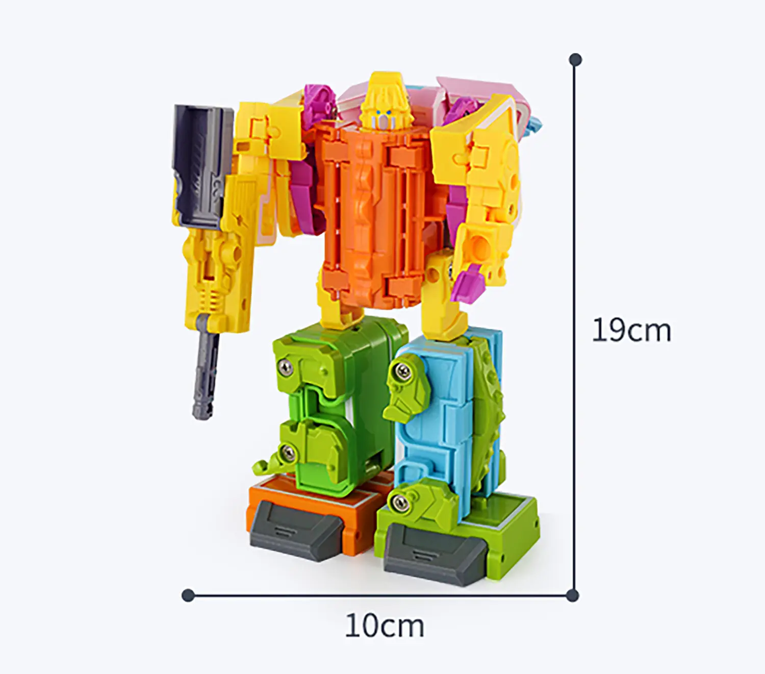 the size of Transformer Dinosaurs Combiners Toys Learning Math Numbers 56789