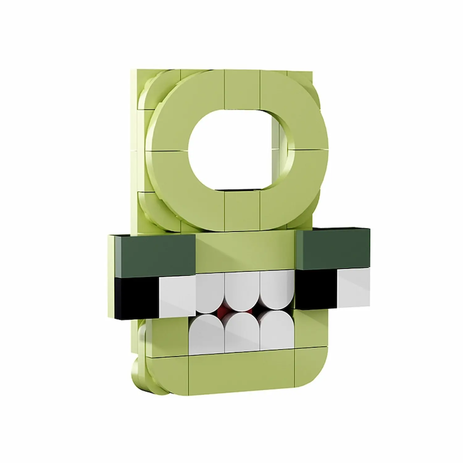 MOC – Monster Number 8Eight(LEGO Alternative Bricks), Learning Math Toy