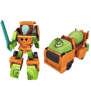 Mixer Construction Vehicle And Zombie Transformer Toy