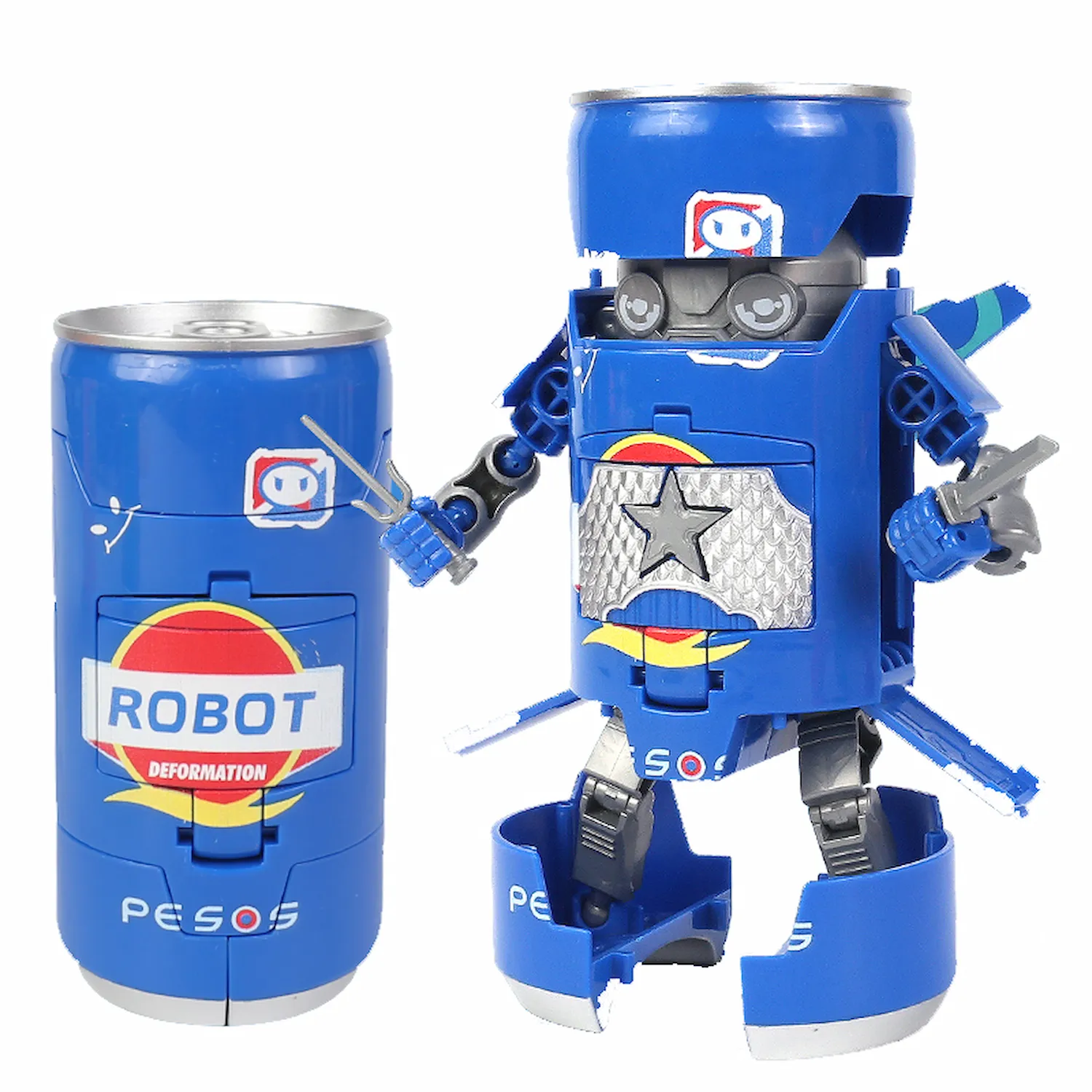 Blue Pepsi Soda Can Drinks Transformer​ Toys