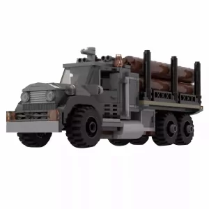 MOC 92555 - Vintage Logging Truck(LEGO Alternative Bricks)