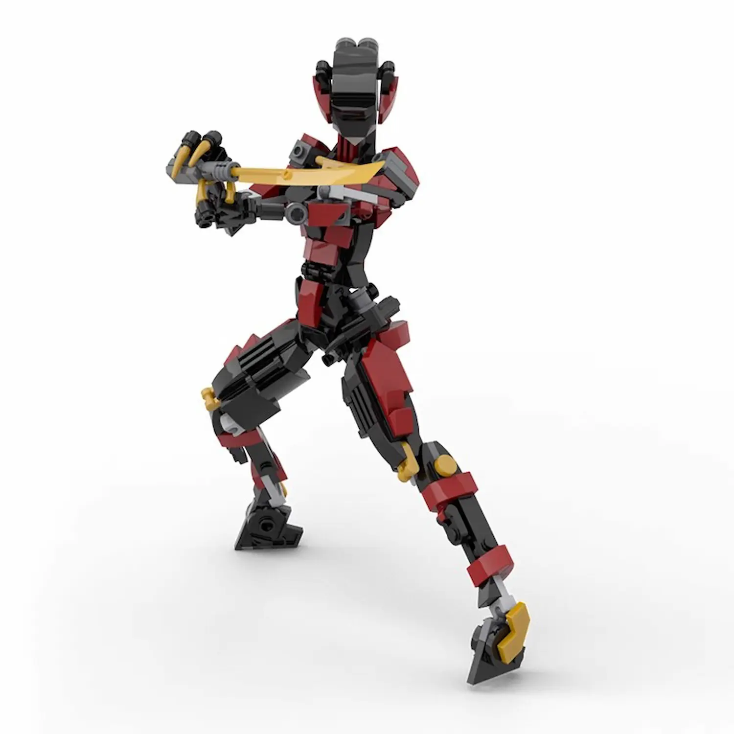 MOC – Ninja Mech Girl (LEGO Alternative Bricks) 3