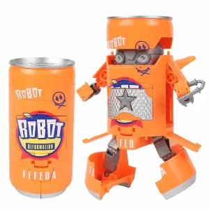 Orange Transformer​ Toys - Fanta Soda Can Drinks