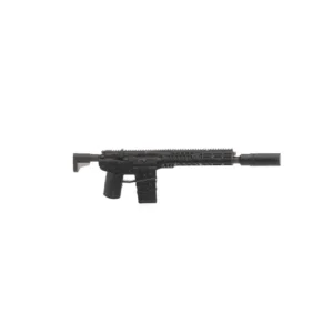 Custom Piece Miniature – AR 10 style pistol or a similar 308 caliber short-barreled rifle – 3D Print for LEGO minifigure