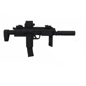 Custom Piece Miniature – Heckler & Koch MP7 H&K MP7 submachine gun with a suppressor – 3D Print for LEGO minifigure