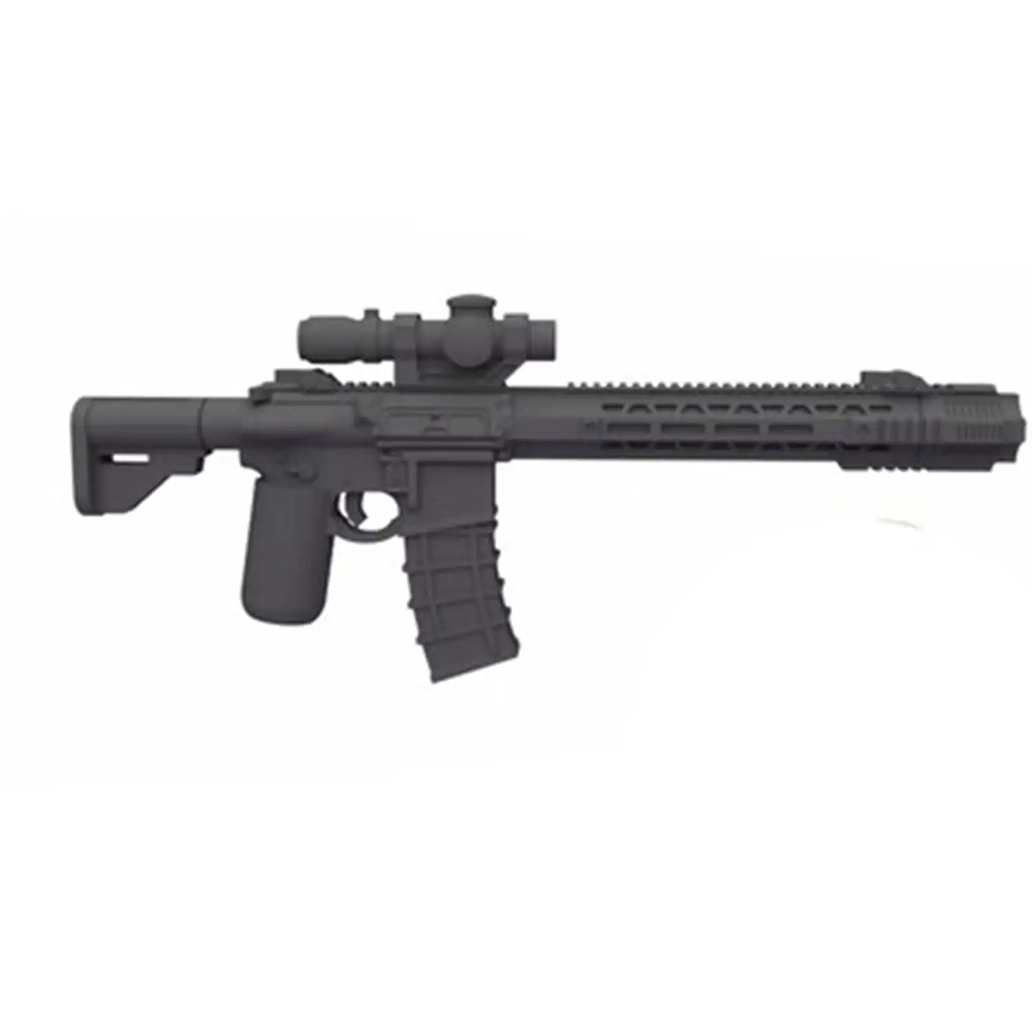 Custom Piece Miniature – Salient Arms International GRY SAI GRY rifle tactical AR 15 – 3D Print for LEGO minifigure