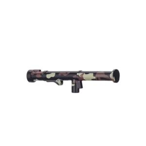 Custom Piece Miniature – azooka rocket launcher with a camouflage finish – 3D Print for LEGO Minifigure