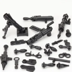 Custom Piece Miniature – heavy weapon set – 3D Print for LEGO Minifigure