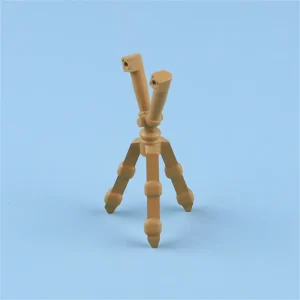 Custom Piece Miniature – trench binoculars scissor type periscope on a tripod brown – 3D Print for LEGO Minifigure