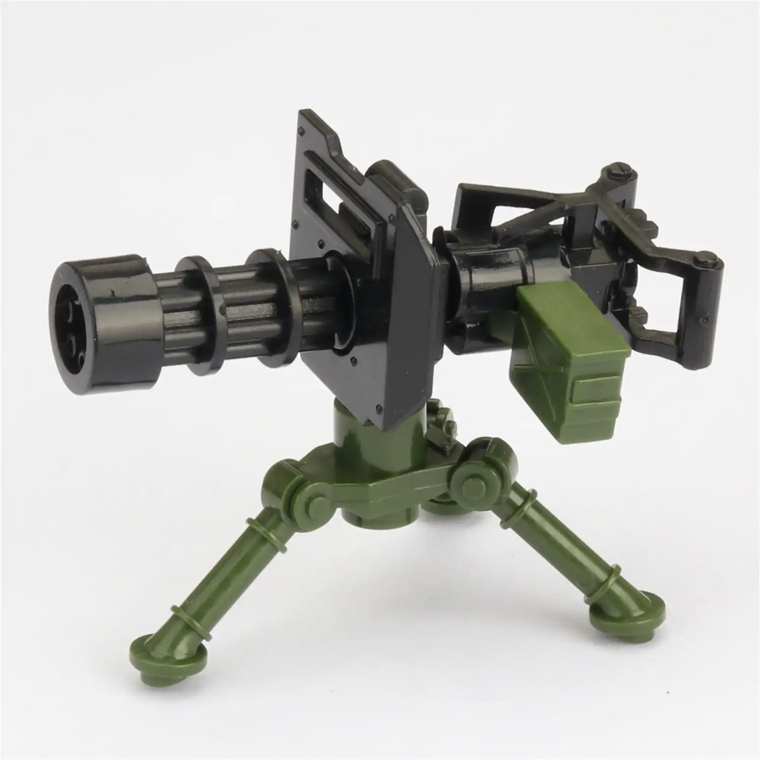 Custom Piece Miniature – tripod mounted Gatling style machine gun M134 minigun – 3D Print for LEGO Minifigure Custom Piece Miniature – tripod mounted Gatling style machine gun M134 minigun – 3D Print for LEGO Minifigure