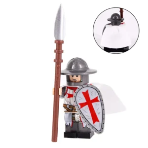 Minifigure Crusader Knight Templar LEGO Alternative Minifigure Crusader Knight Templar LEGO Alternative