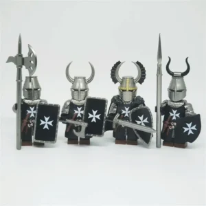 Minifigure Crusader knights Hospitaller LEGO Alternative Minifigure Crusader knights Hospitaller LEGO Alternative