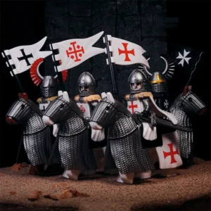 Minifigure Crusader knights on horseback LEGO Alternative Minifigure Crusader knights on horseback LEGO Alternative