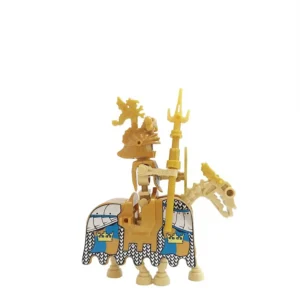 Minifigure Golden royal Skeleton Cavalryman and warhorse LEGO Alternative 2 Minifigure Golden royal Skeleton Cavalryman and warhorse LEGO Alternative