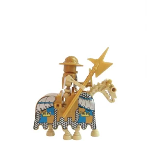 Minifigure Golden royal Skeleton Cavalryman and warhorse LEGO Alternative Minifigure Golden royal Skeleton Cavalryman and warhorse LEGO Alternative