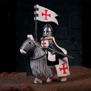 Minifigure Knight Templar on warhorse LEGO Alternative Minifigure Knight Templar on warhorse LEGO Alternative
