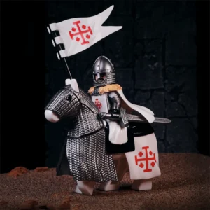 Minifigure Knight of the Holy Sepulchre on warhorse LEGO Alternative Minifigure Knight of the Holy Sepulchre on warhorse LEGO Alternative