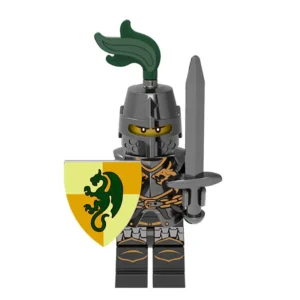 Minifigure Medieval Dragon Country Knight LEGO Alternative 2 Minifigure Medieval Dragon Country Knight LEGO Alternative