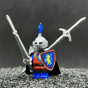Minifigure Red Lion Knight LEGO Alternative Minifigure Red Lion Knight LEGO Alternative