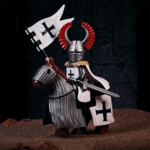 Minifigure a Teutonic Knight on warhorse LEGO Alternative Minifigure a Teutonic Knight on warhorse LEGO Alternative