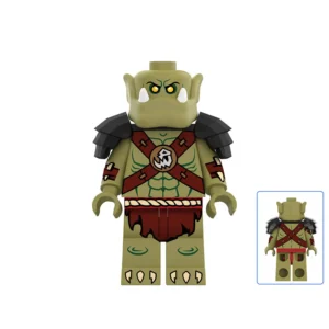 Minifigure – Orc Goblin Warrior (LEGO Alternative)