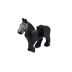 Minifigures – black horse (LEGO Alternative)