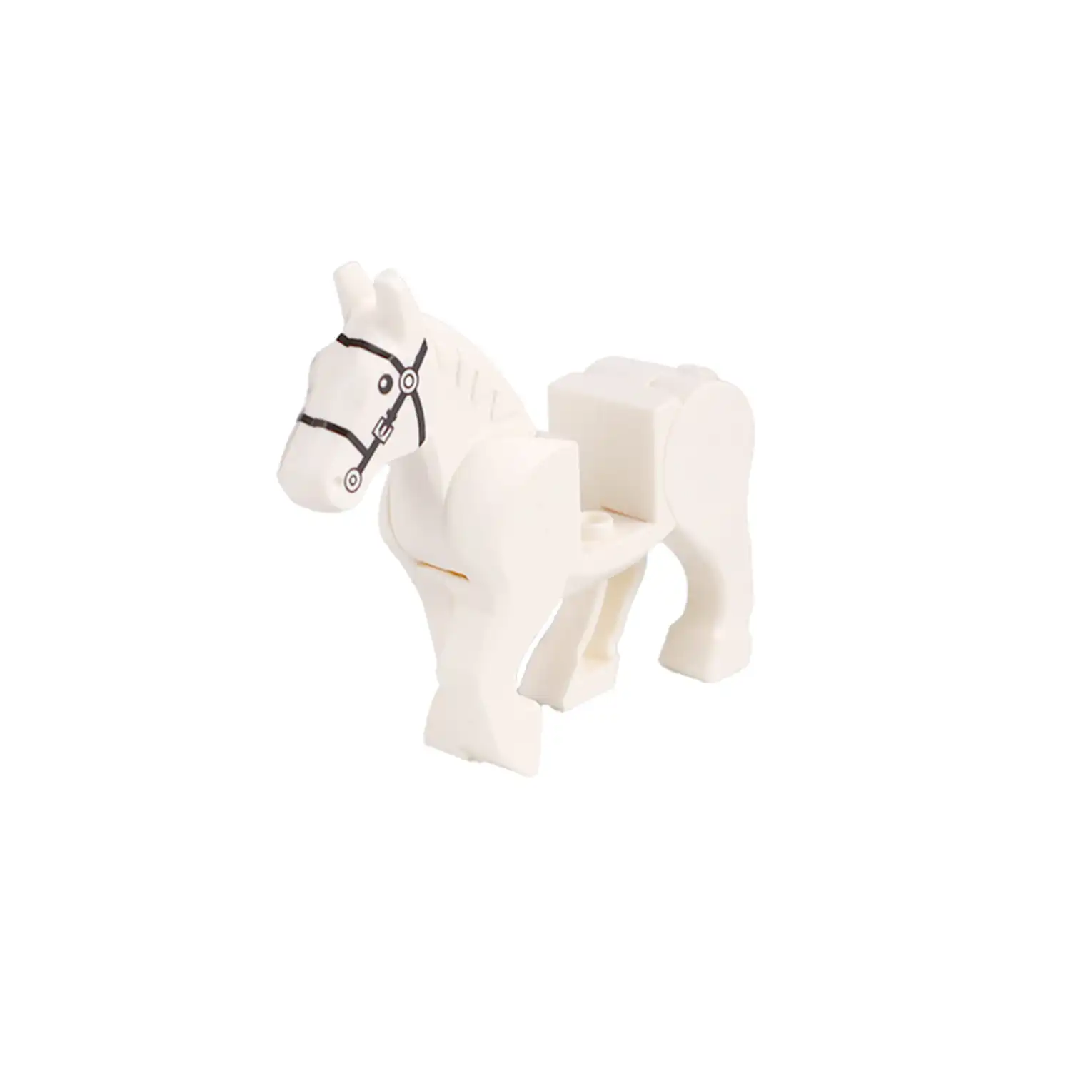 Minifigures – white horse (LEGO Alternative)