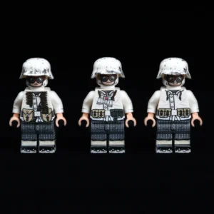 Minifigure - German fire team from a Luftwaffe (Air Force) ground unit Fallschirmjäger or Luftwaffe Field Division World War II (LEGO Compatible)
