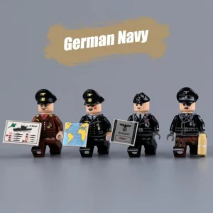 Minifigure - German officers and senior non-commissioned officers (NCOs) World War II (LEGO Compatible)