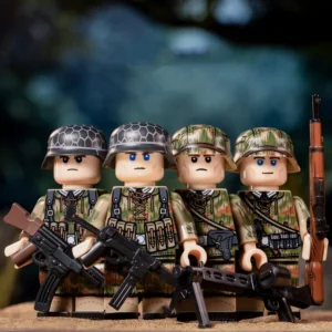 Minifigure - German soldiers camouflage from World War II (LEGO Compatible)