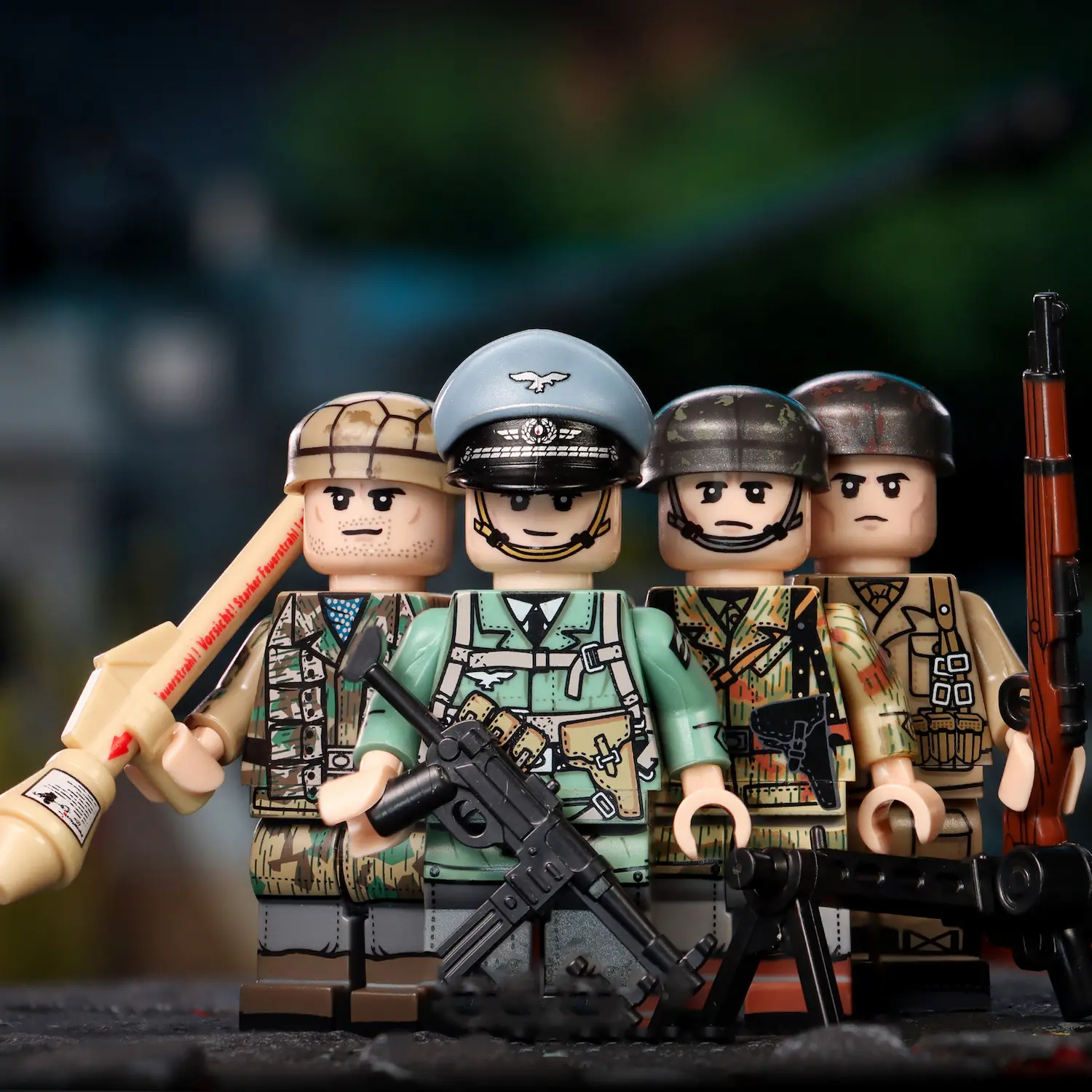 Minifigure - German soldiers from World War II (LEGO Compatible)