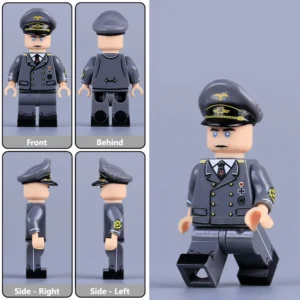 Minifigure - Hermann Göring a leading member of the Nazi Party and the commander-in-chief of the Luftwaffe German Air Force (LEGO Compatible)