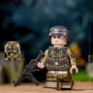 Minifigure - Splittertarnmuster Plane Tree splinter pattern camouflage German soldier from World War II (LEGO Compatible)