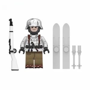 Minifigure - a rifleman from the elite Gebirgsjäger (mountain troops) of the German Army (Heer) during the World War II (LEGO Compatible)