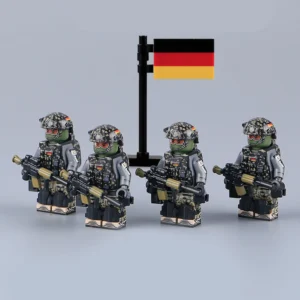 Minifigure - four modern special forces operators from Germany's elite Kommando Spezialkräfte (KSK) (LEGO Compatible)