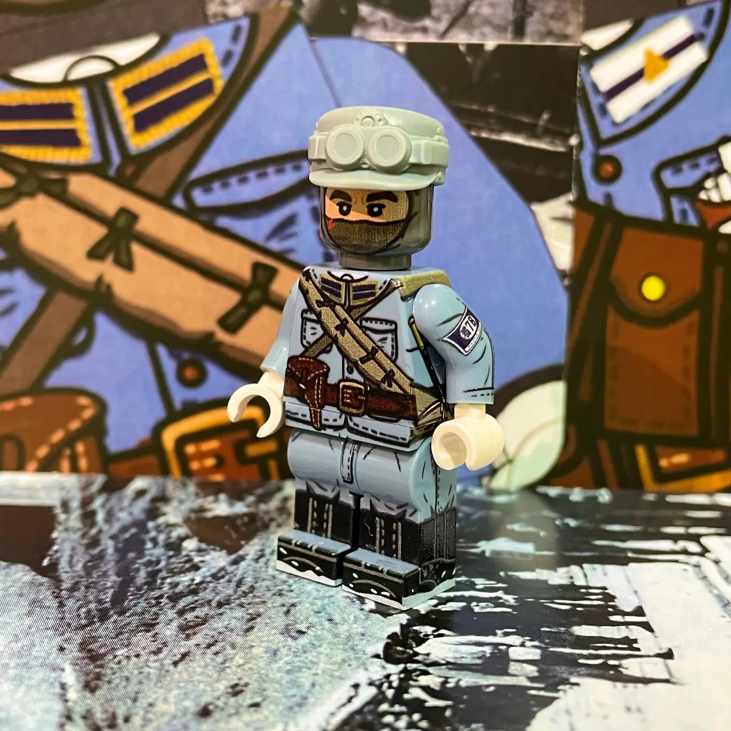 Minifigure – Japanese-affiliated Artillery Academy during the World War II era (LEGO Alternative)