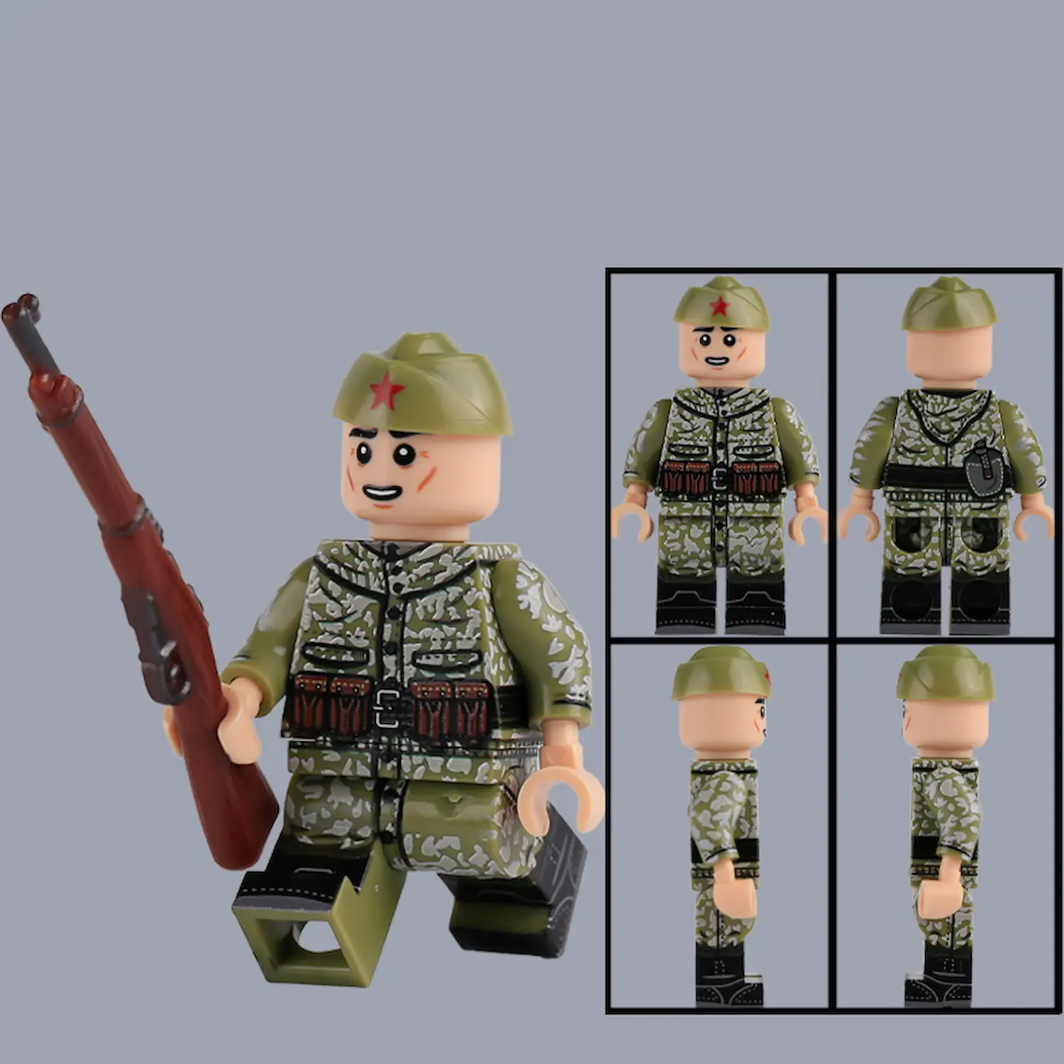 Minifigure – Soviet Red Army scout or sniper World War II 2 (LEGO Compatible)