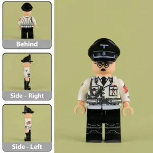 Minifigure - Adolf Hitler the Nazi Party NSDAP and dictator of Germany in white uniform (LEGO Compatible)