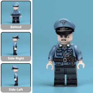 Minifigure - German Air Force (Luftwaffe) Officer from the World War II (LEGO Compatible)