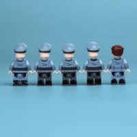Minifigure - five distinct members of the German Air Force (Luftwaffe) from the World War II (LEGO Compatible)