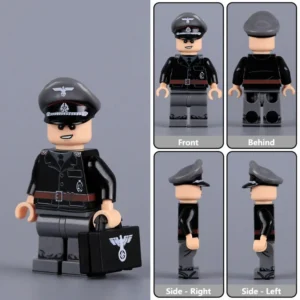 Minifigure - a Major of the German Wehrmacht (Armed Forces) during the World War II (LEGO Compatible)