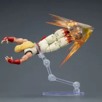 Action Figure - Andy Bogard KOF _98 UM Fatal Fury Team SNK 1 18 - JOYTOY The King of Fighters fighting on display stand rectangle image