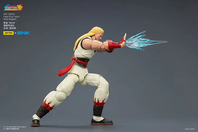Action Figure - Andy Bogard KOF _98 UM Fatal Fury Team SNK 1 18 - JOYTOY The King of Fighters figthing rectangle image