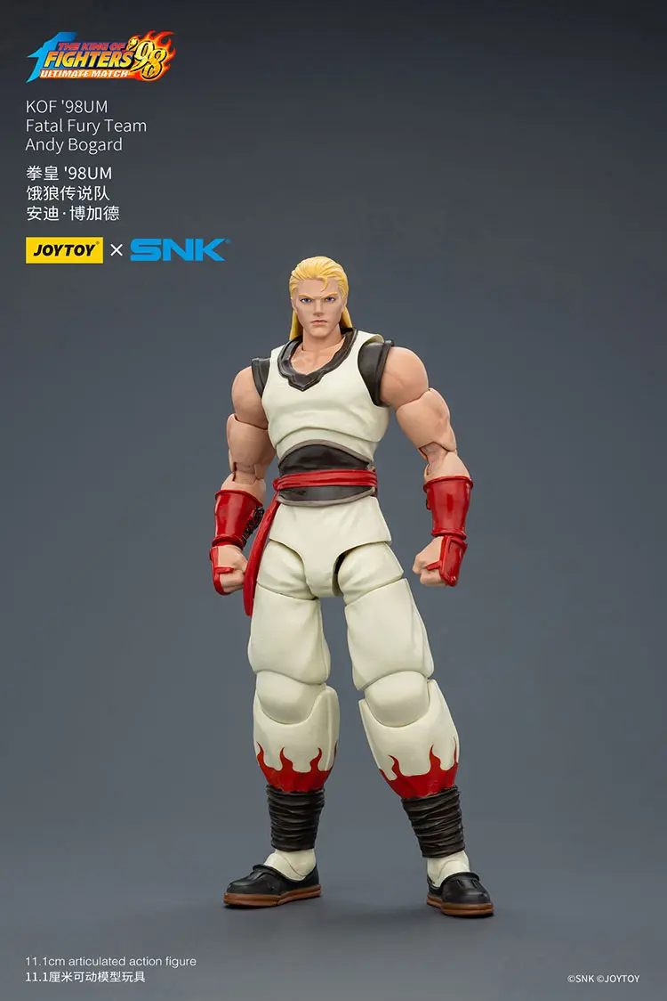 Action Figure - Andy Bogard KOF _98 UM Fatal Fury Team SNK 1 18 - JOYTOY The King of Fighters rectangle image 1