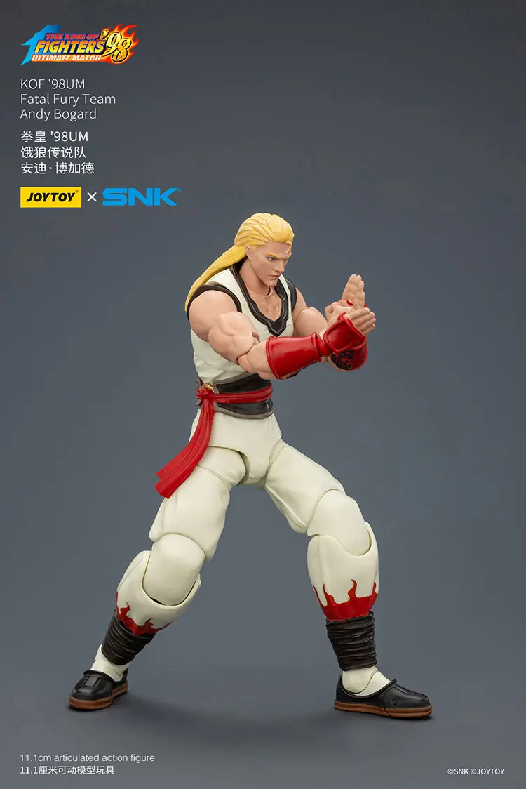 Action Figure - Andy Bogard KOF _98 UM Fatal Fury Team SNK 1 18 - JOYTOY The King of Fighters rectangle image 2