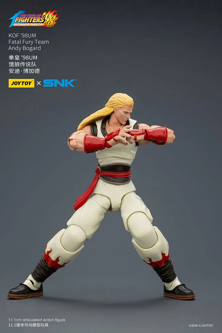 Action Figure - Andy Bogard KOF _98 UM Fatal Fury Team SNK 1 18 - JOYTOY The King of Fighters rectangle image 4